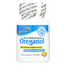 Load image into Gallery viewer, North American Herb And Spice Oreganol Oil Of Wild Oregano - 60 Gelatin Capsules