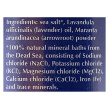 Load image into Gallery viewer, Ancient Secrets Aromatherapy Dead Sea Mineral Baths Lavender - 2 Lbs