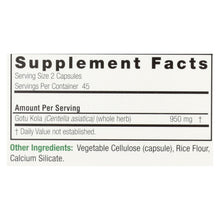 Load image into Gallery viewer, Nature's Answer Gotu-kola Herb - 950 Mg - 90 Caps