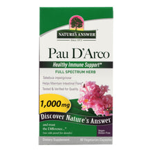 Load image into Gallery viewer, Nature's Answer - Pau D'arco Inner Bark - 90 Capsules