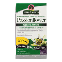 Load image into Gallery viewer, Nature's Answer - Passionflower Extract - 60 Vegetarian Capsules