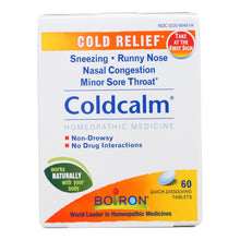 Load image into Gallery viewer, Boiron - Coldcalm Cold - 60 Tablets