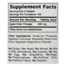 Load image into Gallery viewer, American Health - Apple Cider Vinegar - 300 Mg - 200 Tablets