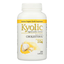 Load image into Gallery viewer, Kyolic - Aged Garlic Extract Cholesterol Formula 104 - 200 Capsules