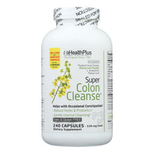 Load image into Gallery viewer, Health Plus - Super Colon Cleanse - 500 Mg - 240 Capsules