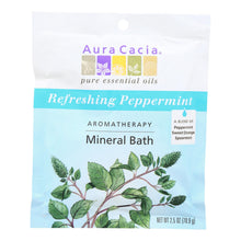 Load image into Gallery viewer, Aura Cacia - Aromatherapy Mineral Bath Peppermint Harvest - 2.5 Oz - Case Of 6