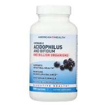 Load image into Gallery viewer, American Health - Acidophilus And Bifidus Chewable Blueberry - 100 Wafers