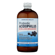 Load image into Gallery viewer, American Health - Probiotic Acidophilus Blueberry - 15 Fl Oz
