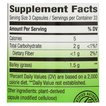 Load image into Gallery viewer, Nature's Way - Barley Grass - Young Harvest - 100 Capsules