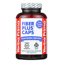 Load image into Gallery viewer, Yerba Prima Fiber Plus Caps - 625 Mg - 180 Capsules