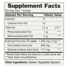 Load image into Gallery viewer, American Health - Evening Primrose Oil - 1300 Mg - 60+60 Softgels
