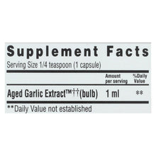Load image into Gallery viewer, Kyolic - Aged Garlic Extract Cardiovascular Liquid Vegetarian - 2 Fl Oz