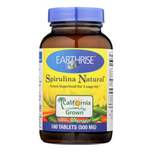 Load image into Gallery viewer, Earthrise Spirulina Natural - 500 Mg - 180 Tablets