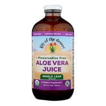 Load image into Gallery viewer, Lily Of The Desert - Aloe Vera Juice - Whole Leaf - 32 Fl Oz