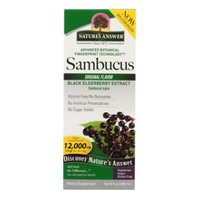 Load image into Gallery viewer, Nature's Answer - Sambucus Nigra Black Elder Berry Extract - 8 Fl Oz