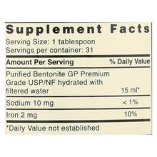 Load image into Gallery viewer, Yerba Prima Great Plains Bentonite Detox - 16 Fl Oz