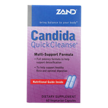 Load image into Gallery viewer, Zand Candida Quick Cleanse Multi-support Formula - 60 Vegetarian Capsules