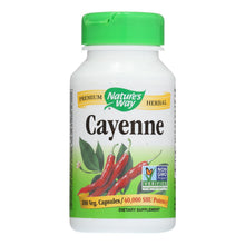 Load image into Gallery viewer, Nature's Way - Cayenne And Pepper - 450 Mg - 100 Capsules