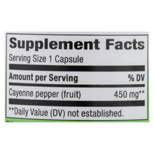 Load image into Gallery viewer, Nature's Way - Cayenne And Pepper - 450 Mg - 100 Capsules
