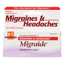 Load image into Gallery viewer, Boericke And Tafel - Migraide - 40 Tablets