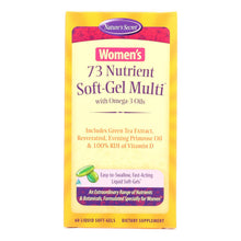 Load image into Gallery viewer, Nature's Secret Women's 73 Nutrient Soft-gel Multi - 60 Softgels
