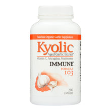 Load image into Gallery viewer, Kyolic - Aged Garlic Extract Immune Formula 103 - 200 Capsules