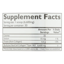 Load image into Gallery viewer, Neocell Super Collagen Type 1 And 3 Powder - 6600 Mg - 7 Oz