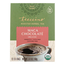 Load image into Gallery viewer, Teeccino Organic Tee Bags - Chocolate Herbal - 10 Bags
