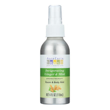 Load image into Gallery viewer, Aura Cacia - Aromatherapy Mist Ginger Mint - 4 Fl Oz