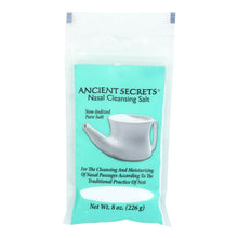 Load image into Gallery viewer, Ancient Secrets Nasal Cleansing Pot Salt - 8 Oz