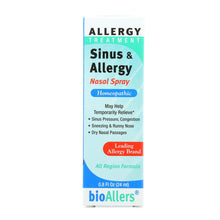 Load image into Gallery viewer, Bio-allers - Sinus And Allergy Relief Nasal Spray - 0.8 Fl Oz