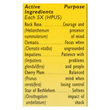 Load image into Gallery viewer, Bach Flower Remedies Rescue Remedy Stress Relief Tincure - 0.35 Fl Oz