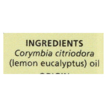 Load image into Gallery viewer, Aura Cacia - 100% Pure Essential Oil Lemon Eucalyptus - 0.5 Fl Oz