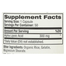 Load image into Gallery viewer, Natrol Alpha Lipoic Acid - 300 Mg - 50 Capsules