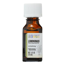 Load image into Gallery viewer, Aura Cacia - Pure Essential Oil Lemongrass - 0.5 Fl Oz