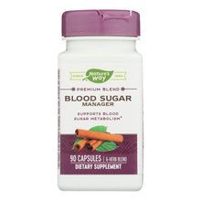 Load image into Gallery viewer, Nature's Way - Blood Sugar Metabolism Blend - With Cinnamon And Gymnema - 90 Veg Capsules
