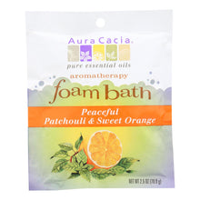 Load image into Gallery viewer, Aura Cacia - Foam Bath Peaceful Patchouli And Sweet Orange - 2.5 Oz - Case Of 6