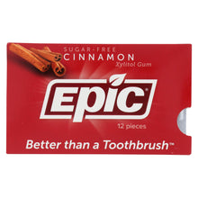 Load image into Gallery viewer, Epic Dental - Xylitol Gum - Cinnamon - Case Of 12 - 12 Pack