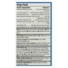 Load image into Gallery viewer, Natrabio Sinus Relief Non-drowsy - 60 Tablets