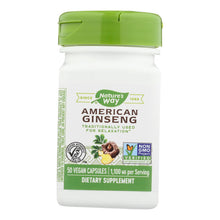 Load image into Gallery viewer, Nature's Way - American Ginseng Root - 50 Capsules