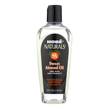 Load image into Gallery viewer, Hobe Labs Hobe Naturals Sweet Almond Oil - 4 Fl Oz