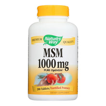Load image into Gallery viewer, Nature's Way - Msm - 1000 Mg - 200 Tablets