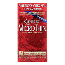 Load image into Gallery viewer, Mayer Laboratories Kimono Ultra Thin Lubricated Latex Condoms - 12 Pack