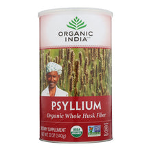 Load image into Gallery viewer, Organic India Fiber Harmony Psyllium Whole Husk - 12 Oz