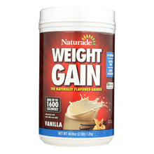 Load image into Gallery viewer, Naturade Weight Gain Vanilla - 40 Oz