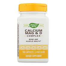 Load image into Gallery viewer, Nature's Way - Calcium Mag And D Complex - 100 Capsules