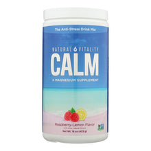 Load image into Gallery viewer, Natural Vitality Natural Calm Raspberry Lemon - 16 Oz