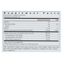 Load image into Gallery viewer, Rainbow Light Gummy Omegalicious Omega 3 Formula Sour Raspberry - 30 Packets