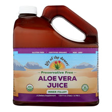 Load image into Gallery viewer, Lily Of The Desert - Aloe Vera Juice - Inner Fillet - 1 Gal