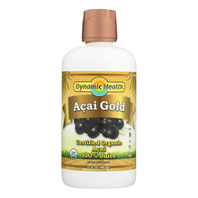 Load image into Gallery viewer, Dynamic Health Organic Acai Gold - 32 Fl Oz